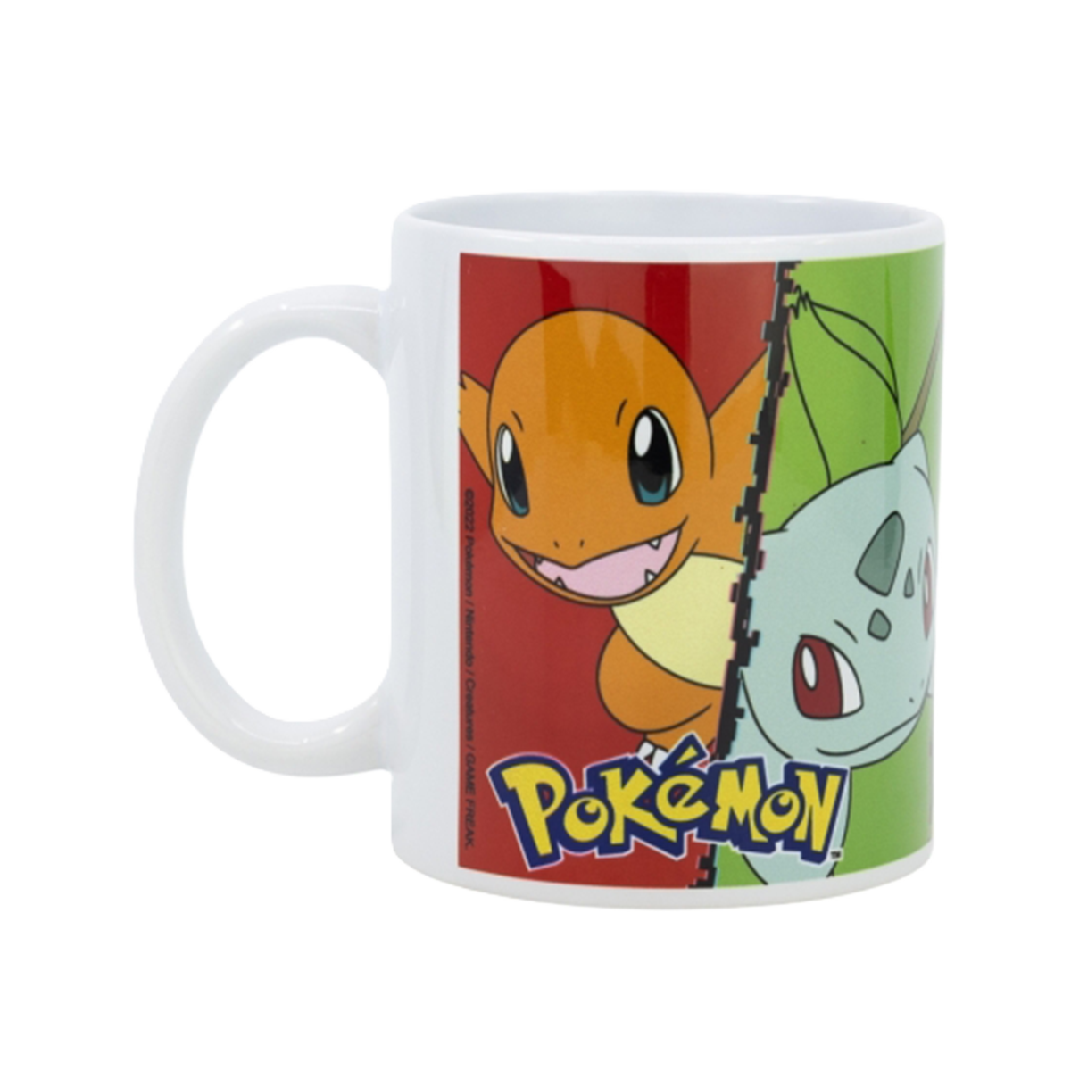 Pokémon – Tasse mit Kanto Starter & Pikachu Design (325 ml)