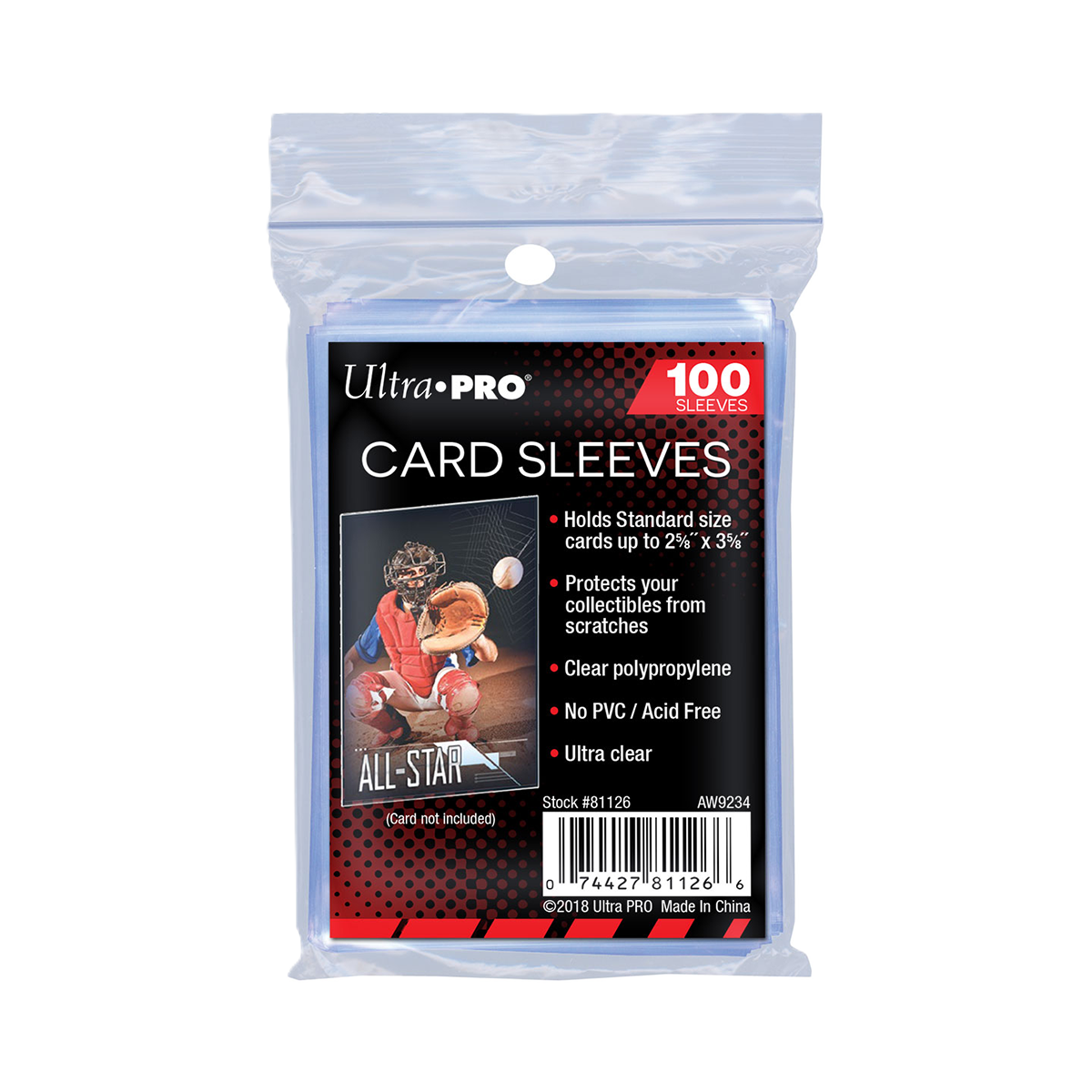 Ultra Pro – Penny Sleeves (100 Stück, 2.5" x 3.5")