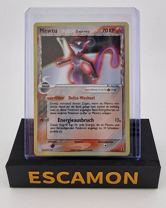 Pokemon Mewtu 12/113 Delta-Species