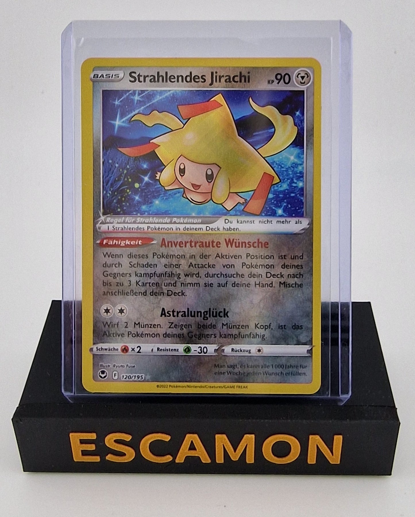 Strahlendes Jirachi  SWSH12 Silberne Sturmwinde 120/195
