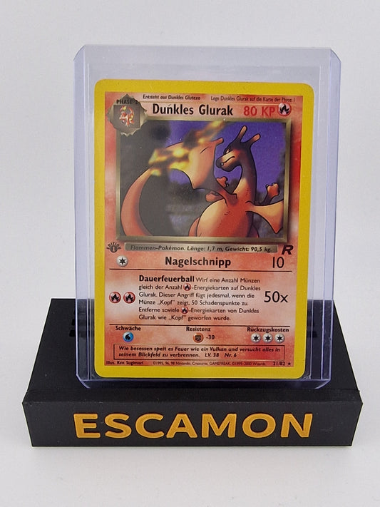 Dunkles Glurak Team Rocket 1. Edition 21/82