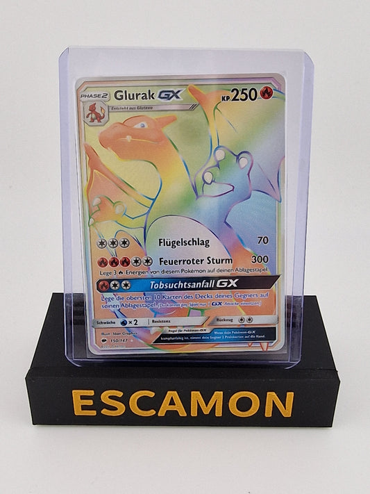 Glurak GX Rainbow Burning Shadows