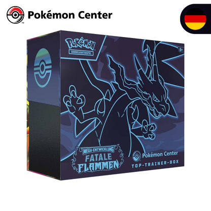 Pokémon – Fatale Flammen - Pokémon Center – Top-Trainer-Box (TTB) – Deutsch