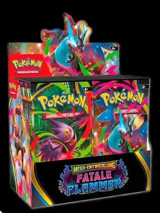 Pokémon TCG: Fatale Flammen – Booster-Display