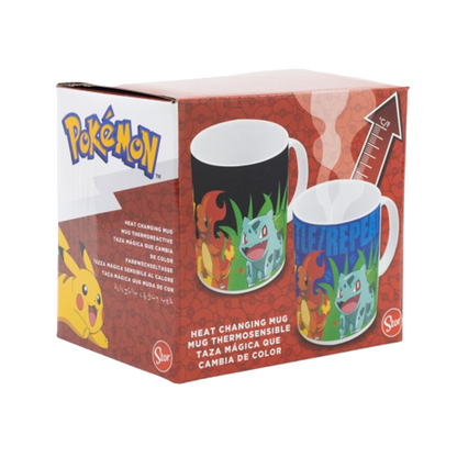 Pokémon – Farbwechselnde Tasse mit Starter Design (325 ml)