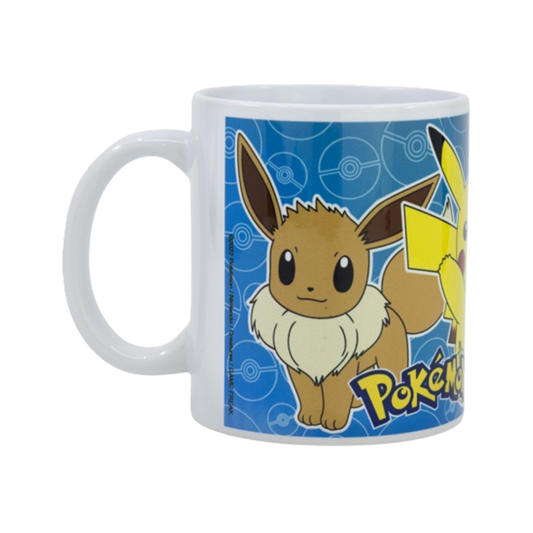 Pokémon – Tasse mit Evoli, Pikachu & Glumanda Design (325 ml)