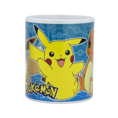 Pokémon – Tasse mit Evoli, Pikachu & Glumanda Design (325 ml)