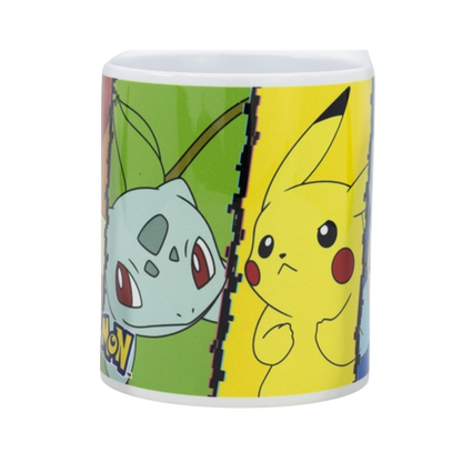 Pokémon – Tasse mit Kanto Starter & Pikachu Design (325 ml)